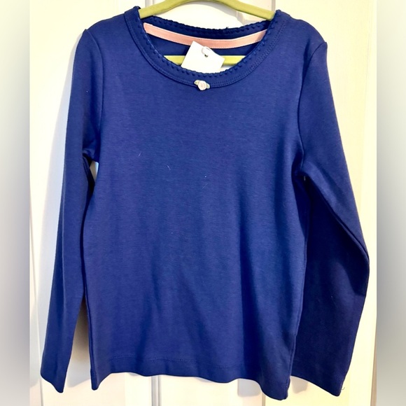Mini Boden Kids 5-6Y Long Sleeve Navy Blue Tee - Picture 5 of 6